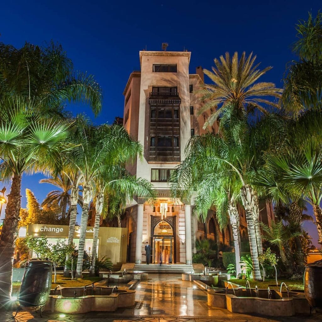 Hivernage luxury hotel pool